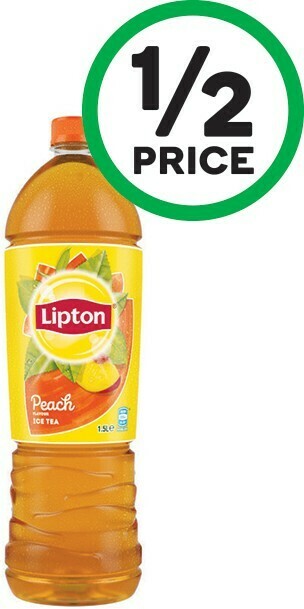 Woolworths Lipton Ice Tea Varieties 1.5 Litre offer