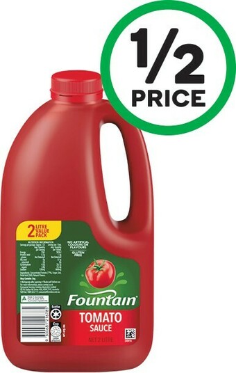 Woolworths Fountain Sauce 2 Litre offer