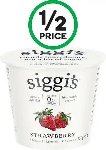 Woolworths Siggi’s Yoghurt Pot 150g – From the Fridge offer