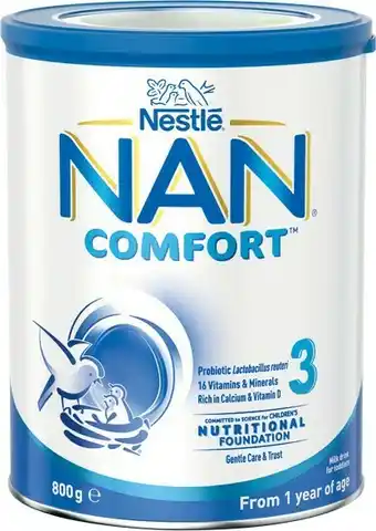 Woolworths Nestle NAN Comfort Stage 3 Baby Formula 800g – Limit 2 per Customer offer