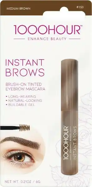 1000hour Instant Brows Brush-on Eyebrow Mascara Pk 1