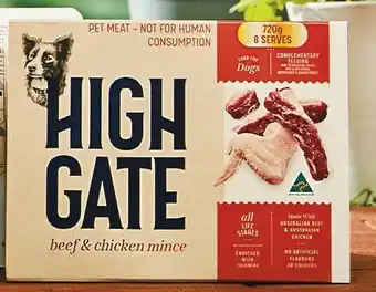 Woolworths High Gate Dog Mince 8 x 90g offer
