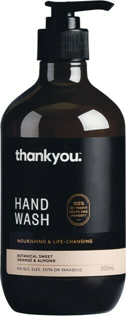 Woolworths Thankyou Botanical Sweet Orange & Almond Hand Wash 500ml offer
