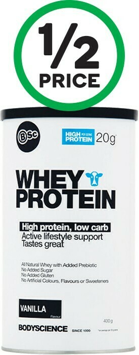 bsc-whey-protein-vanilla-400g-offer-at-woolworths