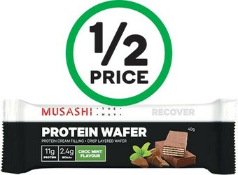 Musashi Protein Wafer Bars 40g^
