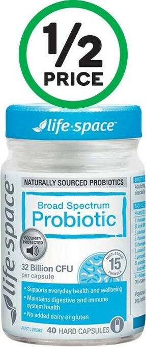 Life Space Broad Spectrum Probiotic Pk 40*