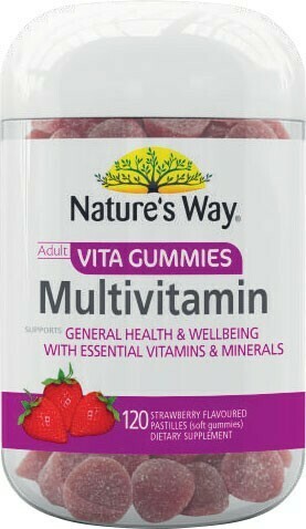 Coles Nature’s Way Adult Vita Gummies Multivitamin or Vitamin C 120 Pack offer