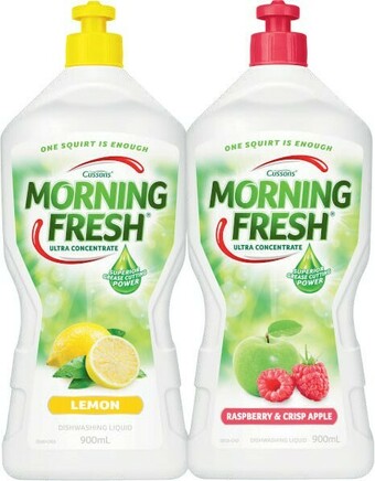 Coles Morning Fresh Dishwashing Liquid 900mL offer