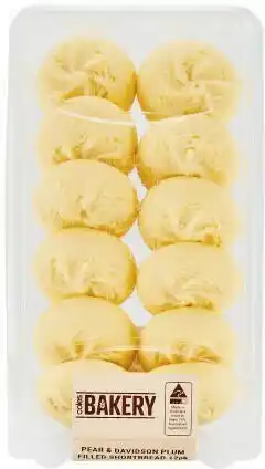 Coles Coles Bakery Pear & Davidson Plum Shortbread 12 Pack offer
