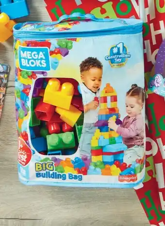 Mega Bloks Big Building Bag 80 Pieces
