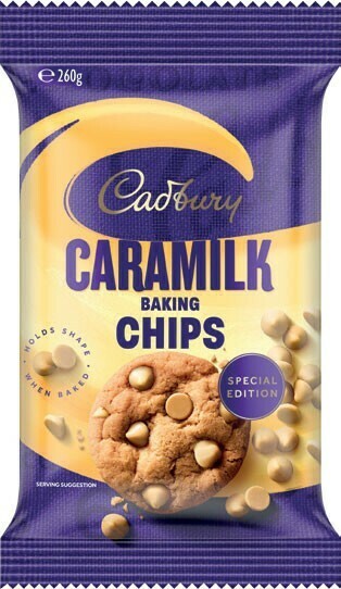 Coles Cadbury Caramilk Baking Chips 260g offer