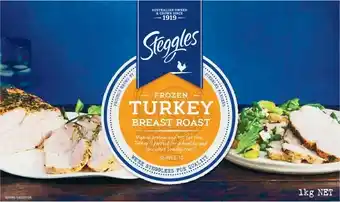 Coles Steggles Turkey Breast Roast 1kg offer