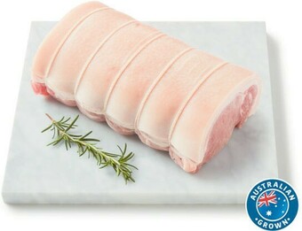 Coles Coles Australian Pork Loin Roast Boneless offer