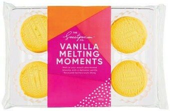 Coles The Sweetporium Co. Melting Moments Biscuits 180g offer