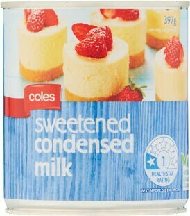 Coles Coles Sweetened Condensed Milk 397g offer