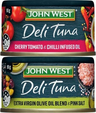 Coles John West Deli Tuna 90g offer