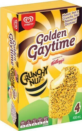 Coles Streets Golden Gaytime 4 Pack 400mL offer