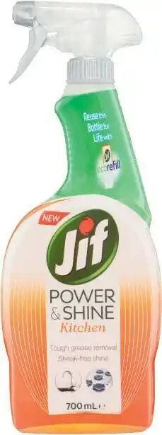 Coles Jif Power & Shine Bathroom or Kitchen Cleaner 700mL offer