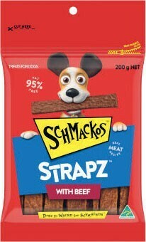 Coles Schmackos Dog Treats 200g offer