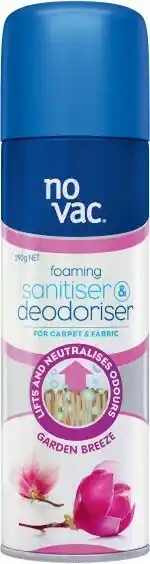 No Vac Carpet Sanitiser & Deodoriser 290g