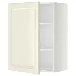 IKEA Metod Wall cabinet with shelves, white/bodbyn off-white, 60x37x80 cm offer
