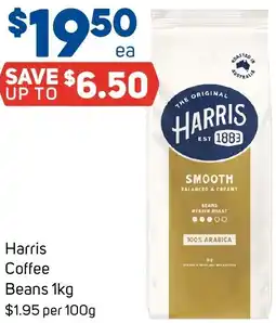 Foodland Harris Coffee Beans 1kg offer