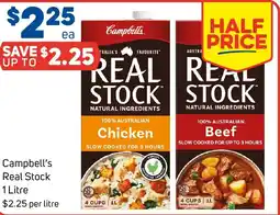 Foodland Campbell's Real Stock 1 Litre offer
