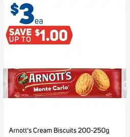 Foodland Arnott's Cream Biscuits 200-250g offer