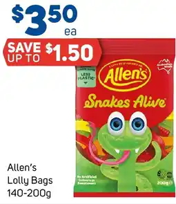 Foodland Allen's Lolly Bags 140-200g offer