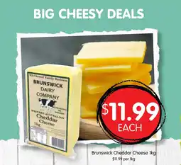 Spudshed Brunswick Cheddar Cheese 1kg offer