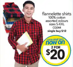 Cheap as Chips flannelette shirts offer