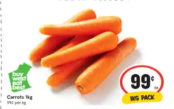 IGA Carrots 1kg offer
