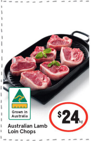 IGA Australian Lamb Loin Chops per kg offer