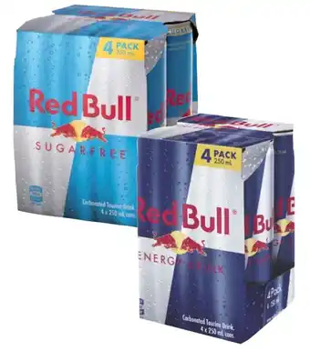 Coles Red Bull Energy Drink 4x250mL offer