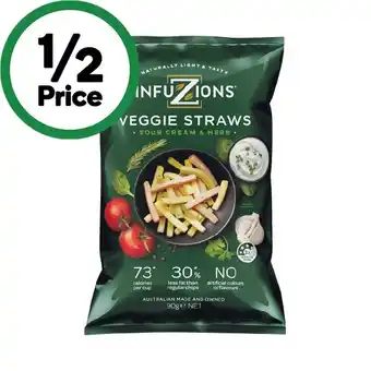 Woolworths Infuzions 90g offer