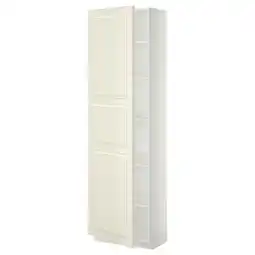 IKEA Metod High cabinet with shelves, white/bodbyn off-white, 60x37x200 cm offer