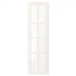 IKEA Bodbyn Glass door, off-white, 30x100 cm offer