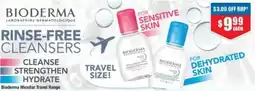 Chemist Warehouse Bioderma Micellar Travel Range offer