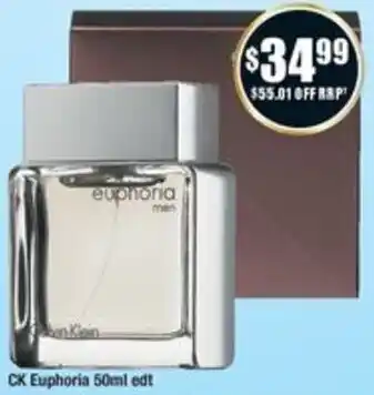 Chemist Warehouse CK Euphoria 50ml edt offer