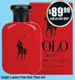 Chemist Warehouse Ralph Lauren Polo Red 75ml edt offer