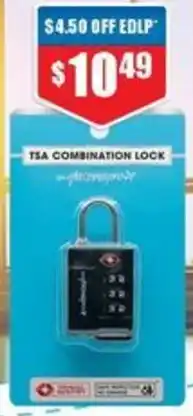 Chemist Warehouse TSA COMBINATION LOCK offer