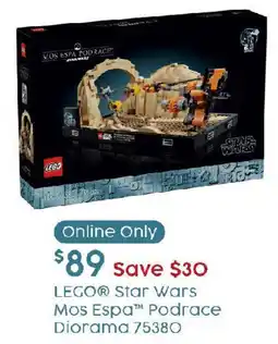 Target LEGO Star Wars Mos Espa Podrace Diorama 75380 offer