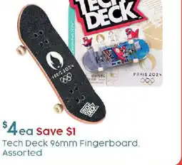 Target Tech Deck 96mm Fingerboard Assorted offer