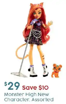 Monster High New Character Assorted