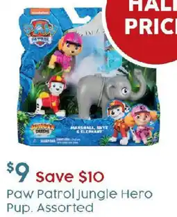 Target Paw Patrol Jungle Hero Pup Assorted offer