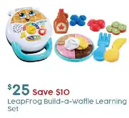 Target LeapFrog Build a Waffle Learning Set offer