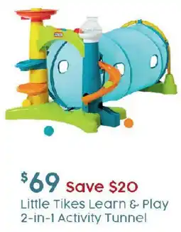 Target Little Tikes Learn & Play 2-in-1 Activity Tunnel offer