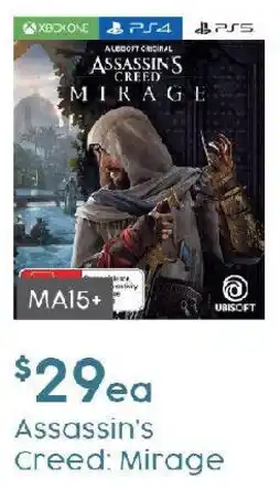 Target Assassin's Creed Mirage offer