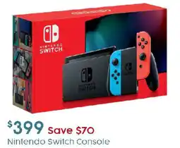 Target Nintendo Switch Console offer