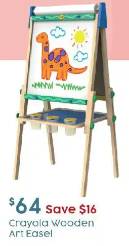 Target Crayola Wooden Art Easel offer